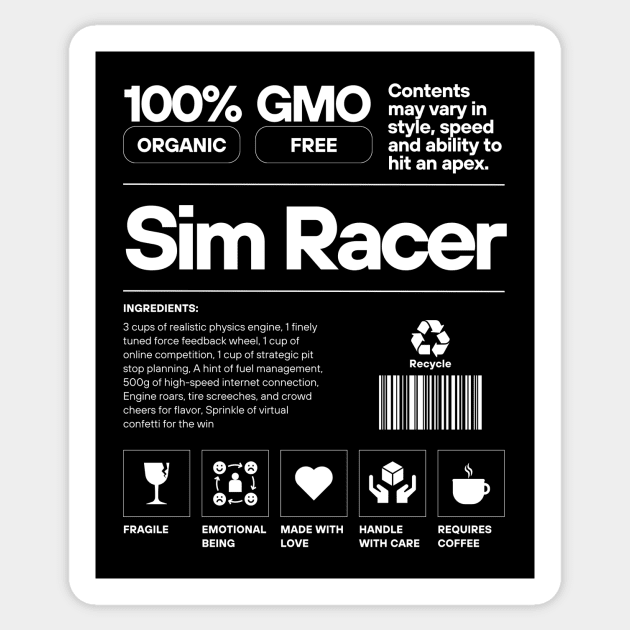 Sim Racer Recipe Sticker by Crew Gaming